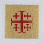 Palla Jerusalemkreuz Gold