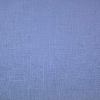 Collarhemd (Leinen) 36 164-170 Blau Langarm mit Doppelmanchette